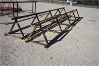 1 SET OF 2 - 20'L 2.5" A FRAME PIPE RACK STANDS