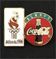 1996 Atlanta Olympic Games Always Coca Cola Pin
