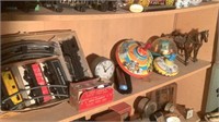 Shelf Of Vintage Toys & Collectibles