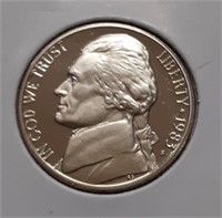 PROOF JEFFERSON NICKEL- 1983-S