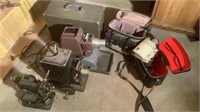 (3) Vintage Movie Film Projectors & (1) Camera w