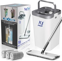 NEW $80 Toptier x3 self cleaning flat mop