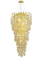 Modern Gold Crystal Chandelier,100 inches Extra