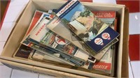 Box Of Vintage Road Maps