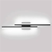 PRESDE 32in Modern Black LED Vanity Light