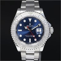 Rolex Yacht-Master Blue Platinum 40 MM Watch