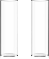 $23  Fixwal Glass Cylinder Vases Set  12x4inch