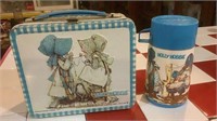 Vintage Holly Hobbie Metal Lunchbox w/ Thermos