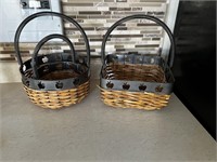 3 Apple Theme Baskets