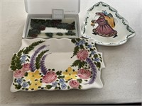 3 Large Serving Trays