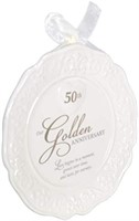 Malden International Designs Glazed Ceramic 50th A