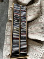 Large Assortment of CD's in Stand