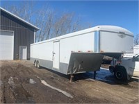 2007 H&H 36' tandem 5th wheel enclosed trailer