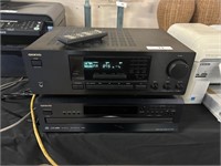 Onkyo TX 8211 Receiver And 5 CD Changer