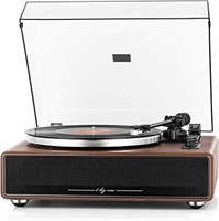 1 BY ONE High Fidelity Belt Drive Record Player wi