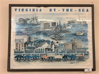 Signed "Virginia By  The Sea" By Rick Romano