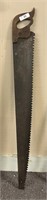Large Antique Hand Saw