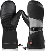 $90 Heated Mittens Gloves for Men Women, 3000mAh