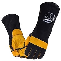 TOPDC Welding Gloves 16 Inches Fire/Heat Resistant