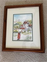 Framed Water Color