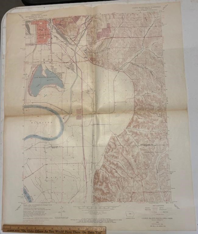 1956 - 1969 Council Bluffs Iowa maps.