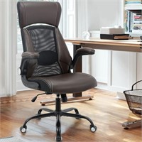 Executive Office Chair, Ergonomic Leather Desk