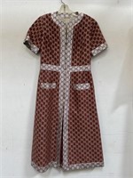 Vintage Gucci monogrammed collet dress