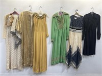 Group of vintage women’s dresses labeled Anne