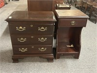 Pair Of Vintage Nightstands, Larger Pc: 16x24x26H