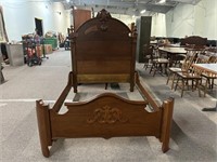 Stunning Antique Full Size Victorian Bed Frame