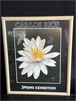 Vintage framed Carlos Rios print