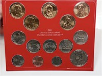 OF) Uncirculated 2011 Denver mint coin set