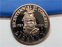 OF) 1989 s proof bicentennial half dollar