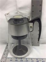C3) GLASS STOVE TOP COFFEE MAKER