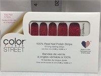 C1) NEW SET OF COLOR STREET NAIL STRIPS