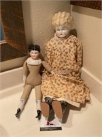 Porcelain Extremities and Cloth Body Dolls