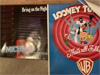 Michelob 1989 poster and Looney Tune