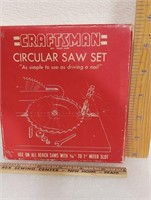 Craftsman Circular Saw Set