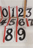 2 each House Numbers 0-9