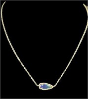 Kendra Scott Black Iridescent Necklace