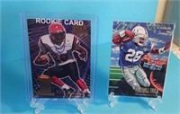 OF)  Marshall Faulk rookie card and 95 fleer indy