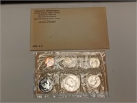 OF) 1965 special mint set with silver half dollar