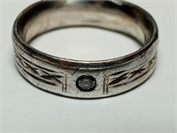 OF) 925 sterling silver ring size 8