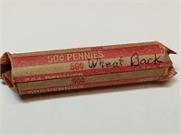 Roll of wheat pennies