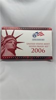 2006 Proof Set. United States Mint Silver.