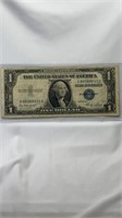 1935 E One dollar silver certificate