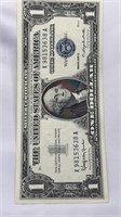 1957 B $1 Silver certificate. Crisp.