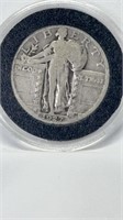 1927 Standing Liberty Quarter. VG condition.