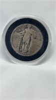 1930 Standing Liberty quarter. VG condition.