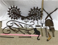 C2) VINTAGE METAL, GREAT FOR YARD ART!!